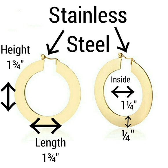 LAST 1! Trendy Thick Boho Gold Hoop Earrings - Picture 5 of 6